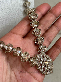 Antique Gold Small Pendant Long Mala