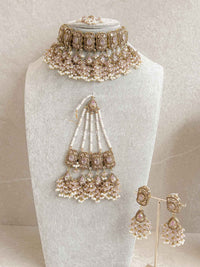 Pink Bridal Choker Set