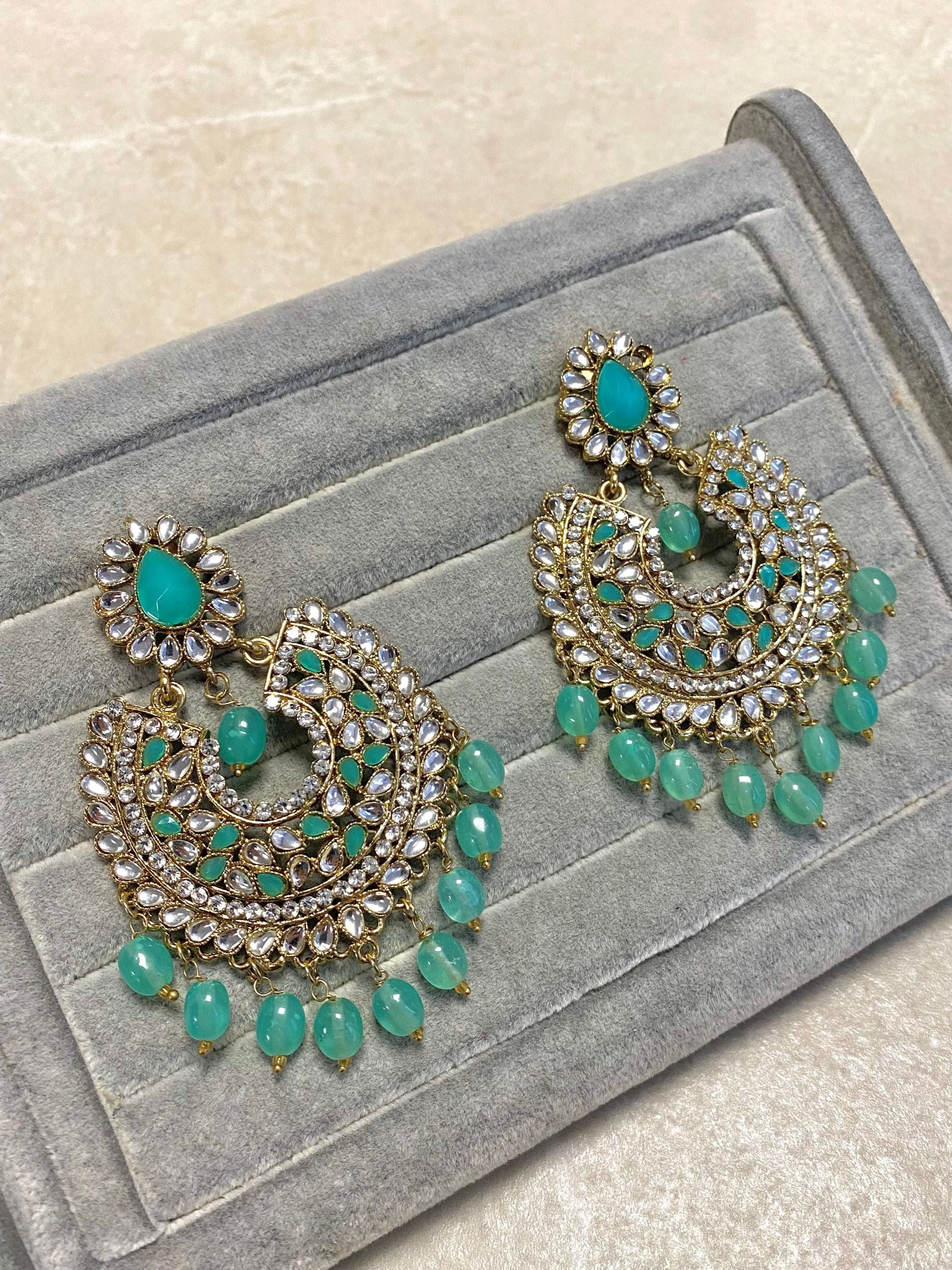 SLIGHTLY IMPERFECT: Large Antique Gold Earrings - Mint