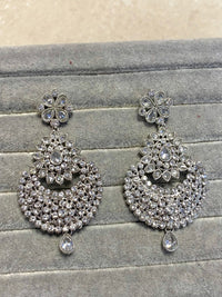SLIGHTLY IMPERFECT: Silver Drop Earrings
