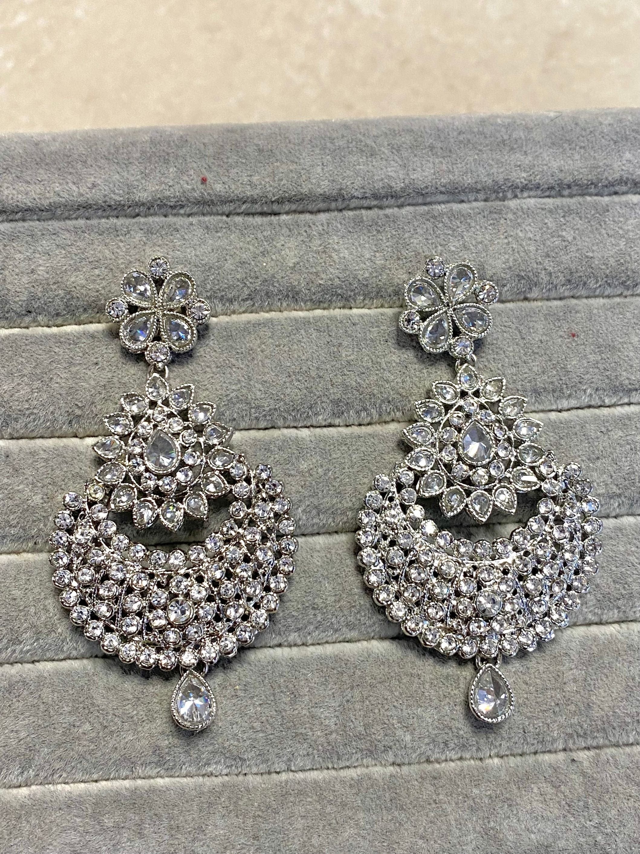 SLIGHTLY IMPERFECT: Silver Drop Earrings