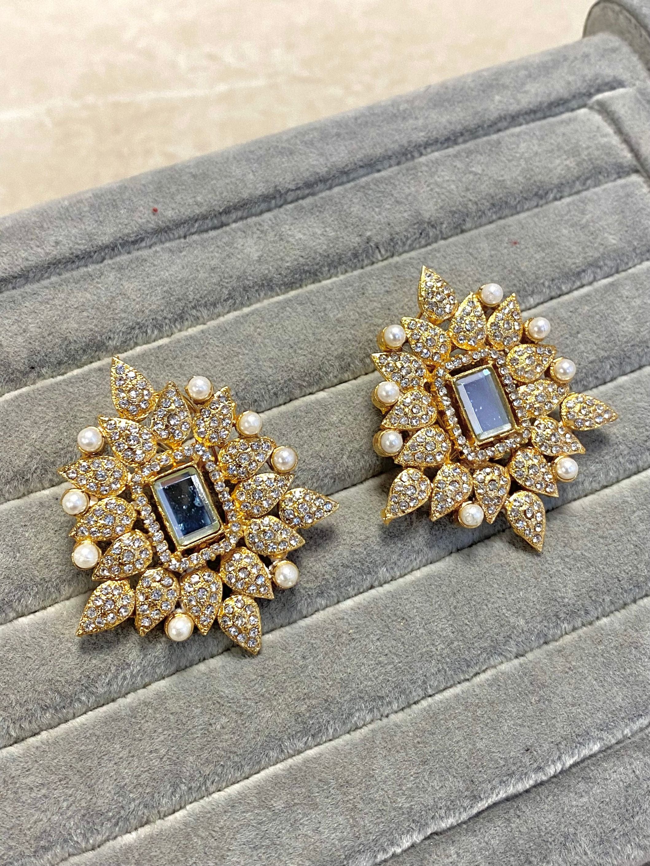 SLIGHTLY IMPERFECT: Large Bright Gold Tops - Mirror