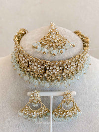 Brittney Choker Sets in Clear Crystal