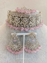 Brittney Silver Choker Sets