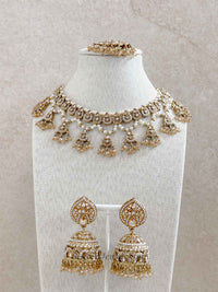 Poonam Choker Set - Champagne Gold