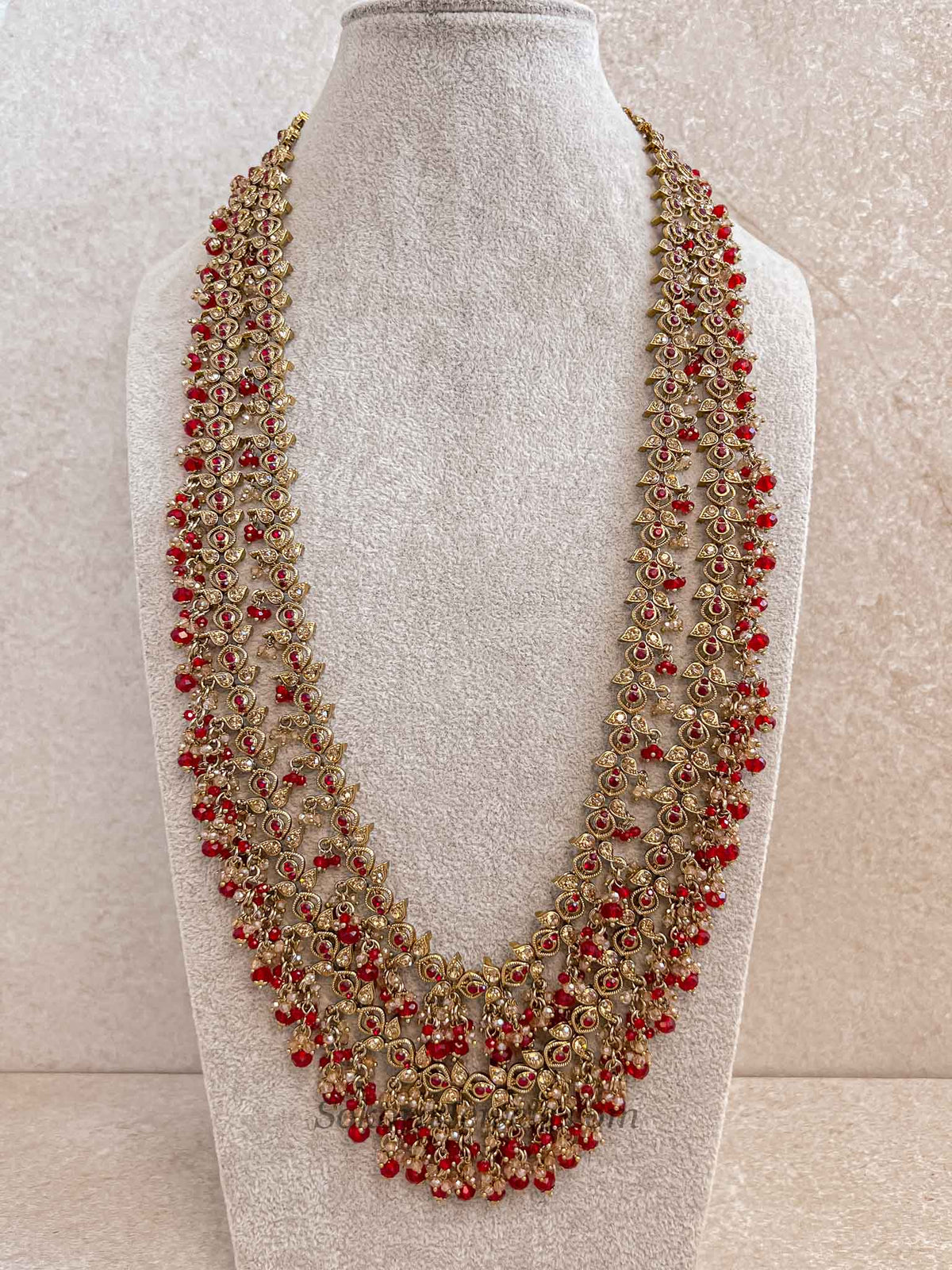 Tehmeena Full Bridal Set - Red