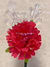 3 Pack Carnations Buttonhole Pocket Flower - 3 Colour Options