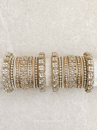 Faux Kundan Statement Bridal Bangle set