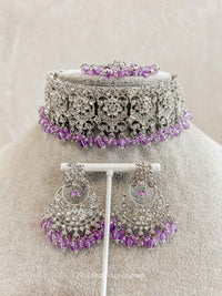 Brittney Silver Choker Sets