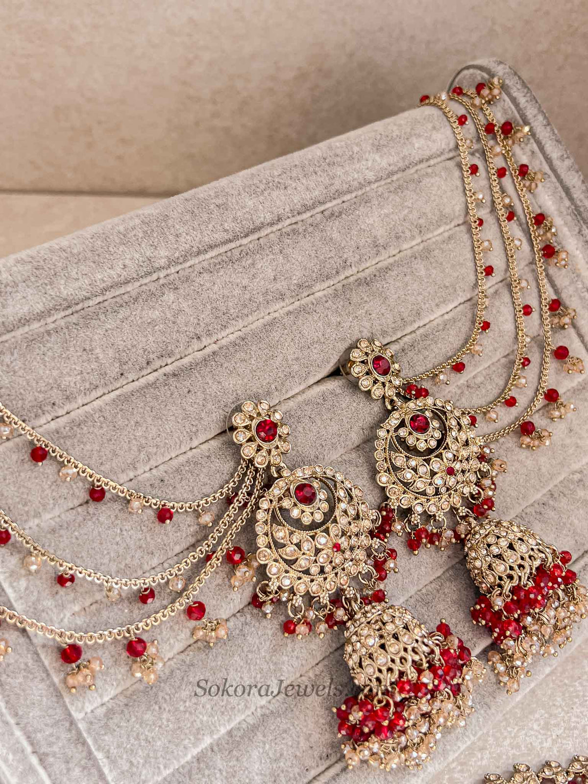 Reshma Full Bridal Set - Red