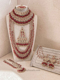 Reshma Full Bridal Set - Red