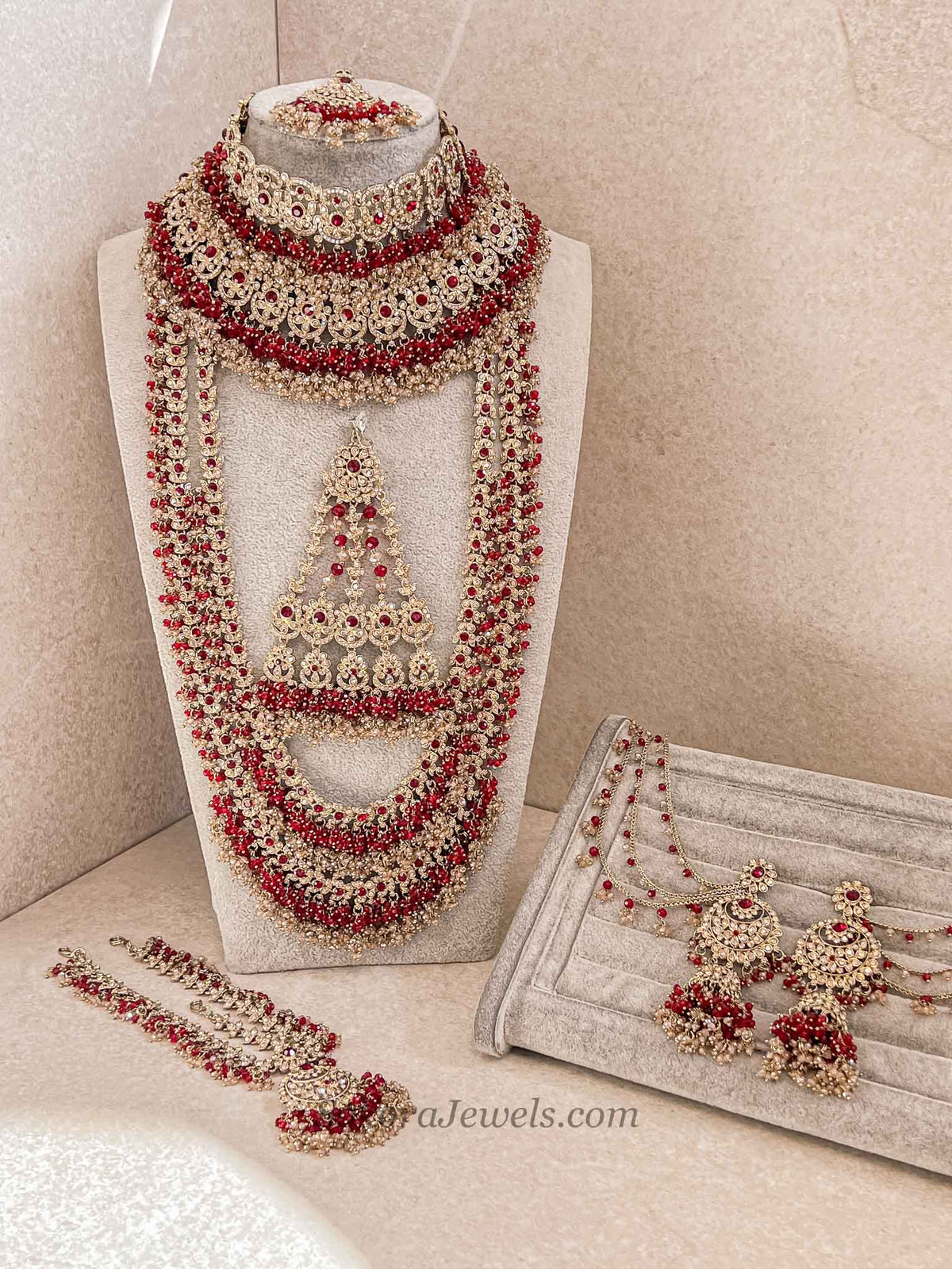 Reshma Full Bridal Set - Red