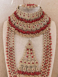 Reshma Full Bridal Set - Red