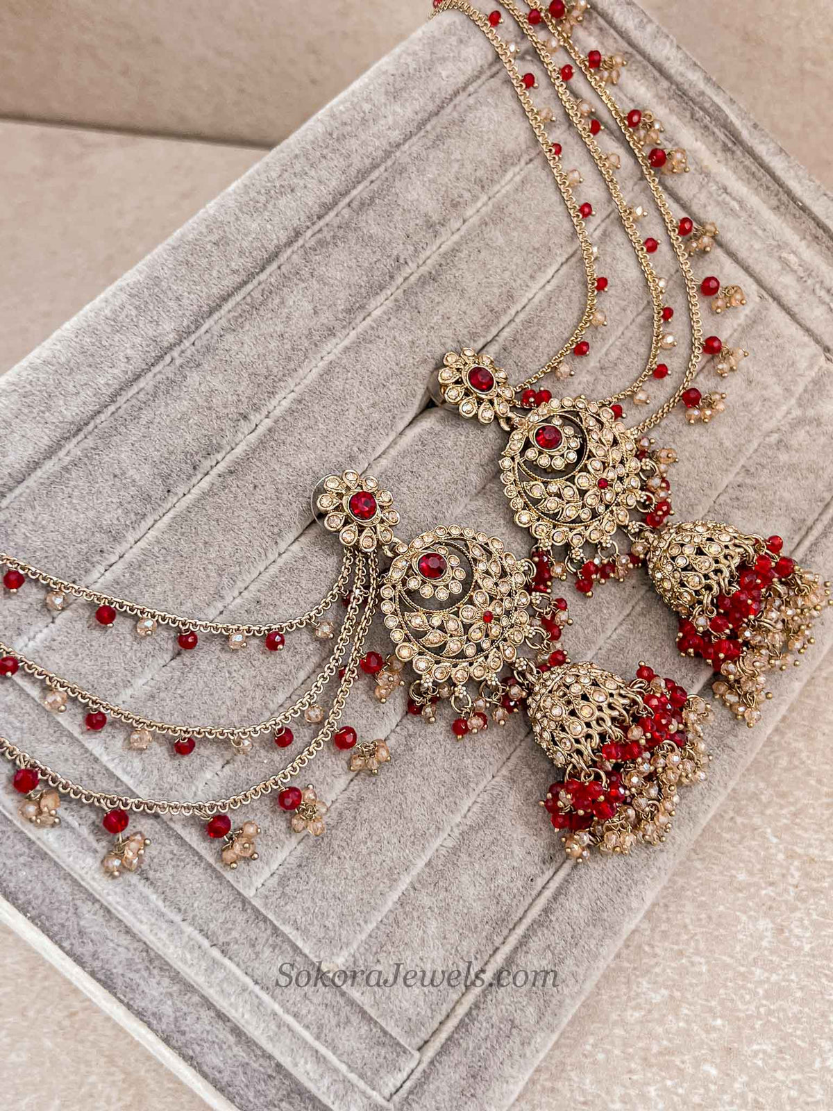 Reshma Full Bridal Set - Red
