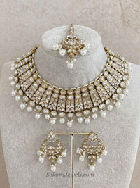 Pearl Faux Kundan Set