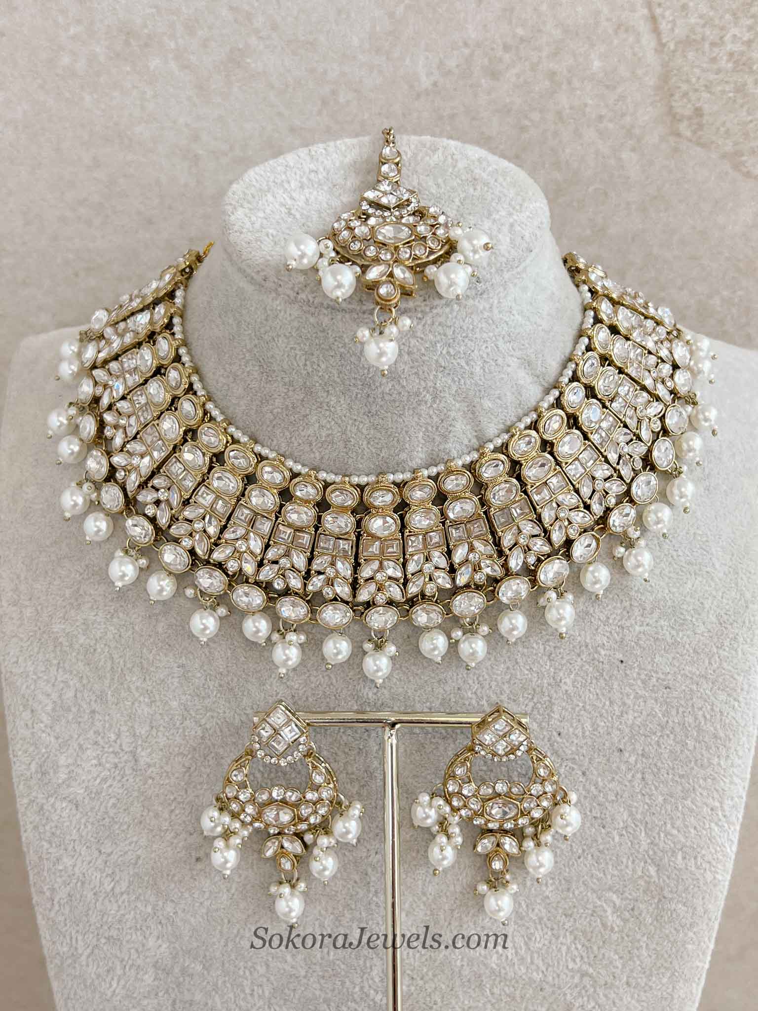 Pearl Faux Kundan Set