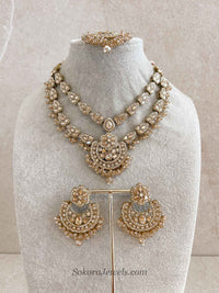 Layered Golden Necklace Set