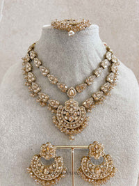Layered Golden Necklace Set