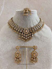 Champagne Necklace set