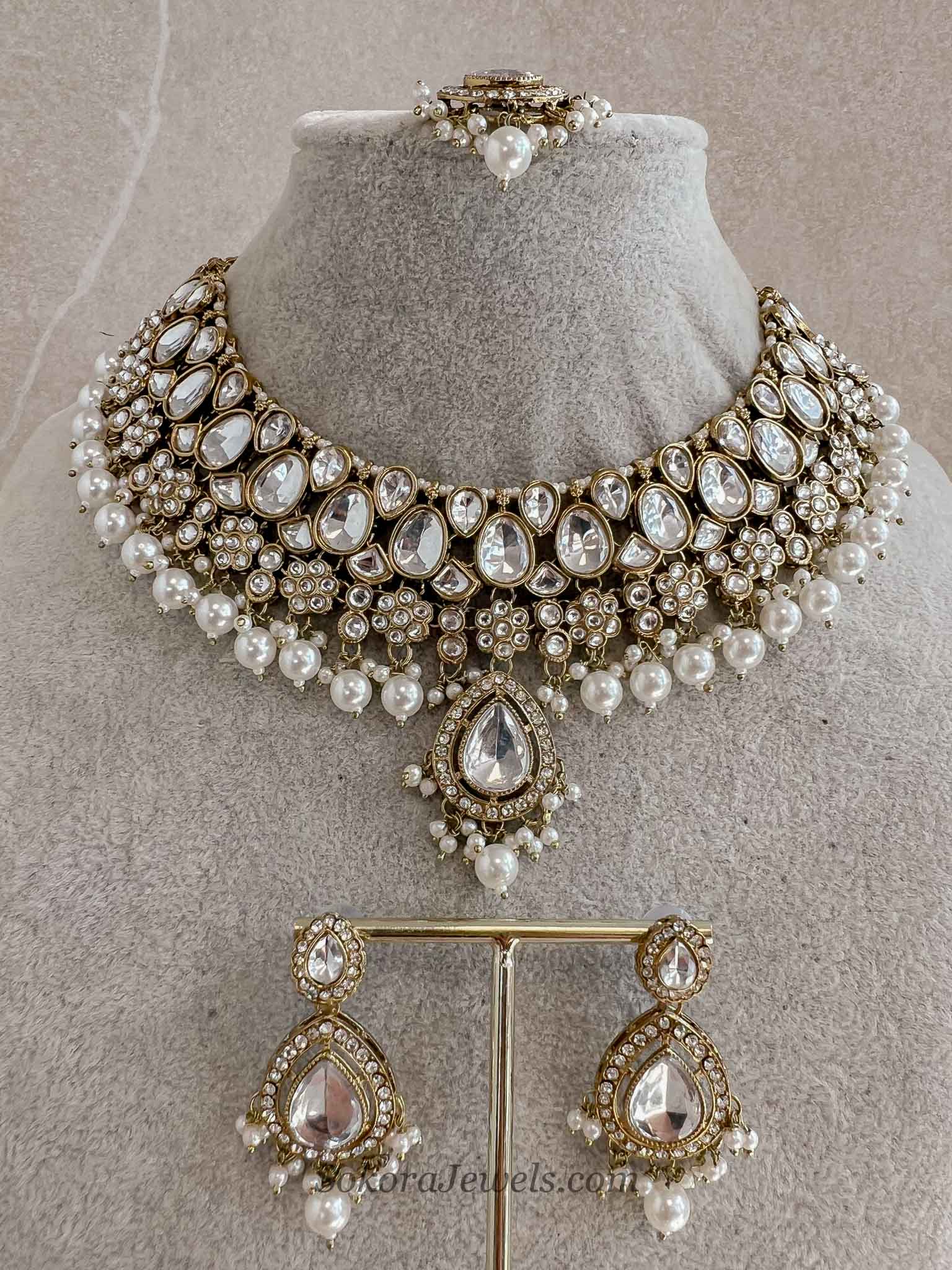 Pearl Faux Kundan Set