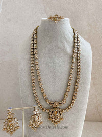 Champagne Pendant layered Necklace