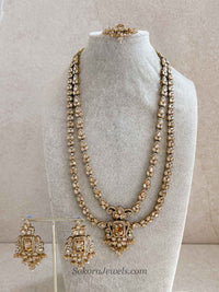 Champagne Pendant layered Necklace
