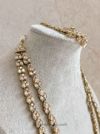 Champagne Pendant layered Necklace