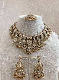 Champagne Necklace set
