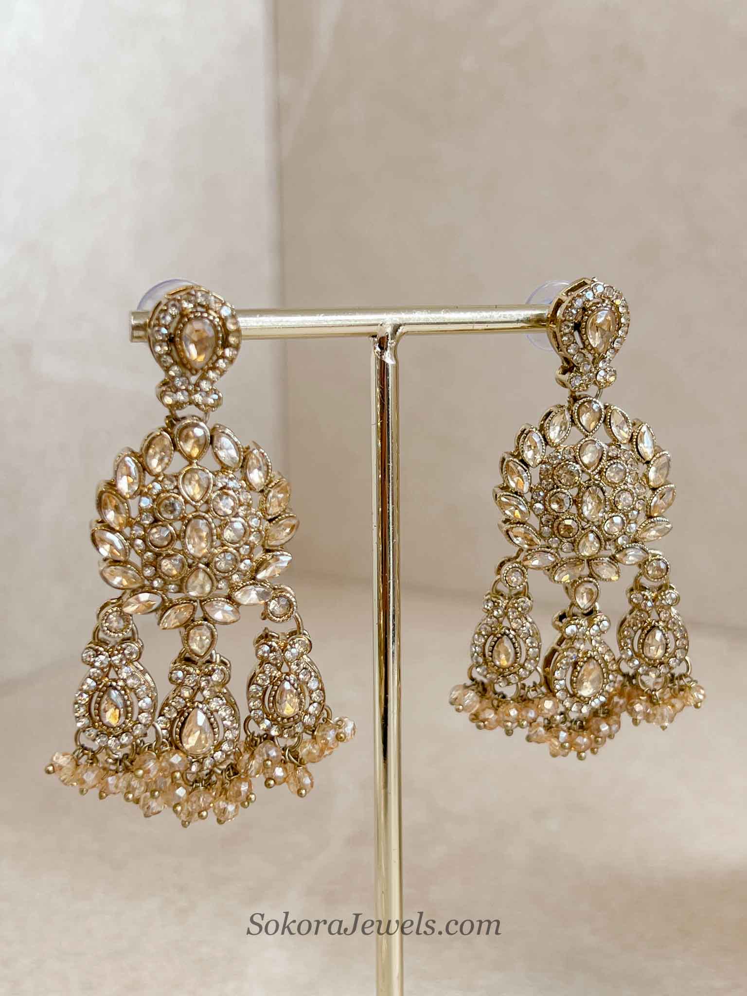 Champagne Necklace set