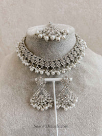 Rezwana Silver Necklace sets