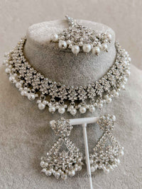 Rezwana Silver Necklace sets