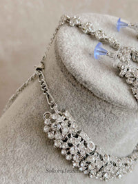 Saira Small Silver Necklace Set