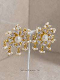 Pearl & Pale Gemstone Statement Set