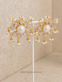 Pearl & Pale Gemstone Statement Set