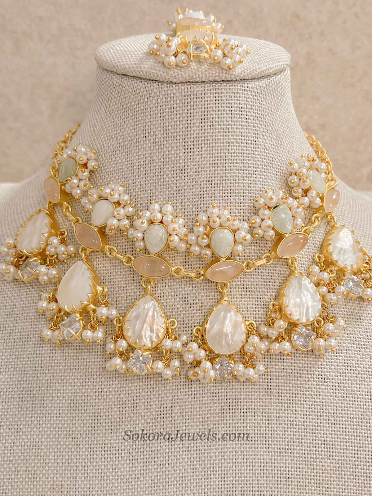 Pastel & Mother-of-Pearl Choker Set