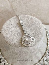Alisa Silver Necklace Set