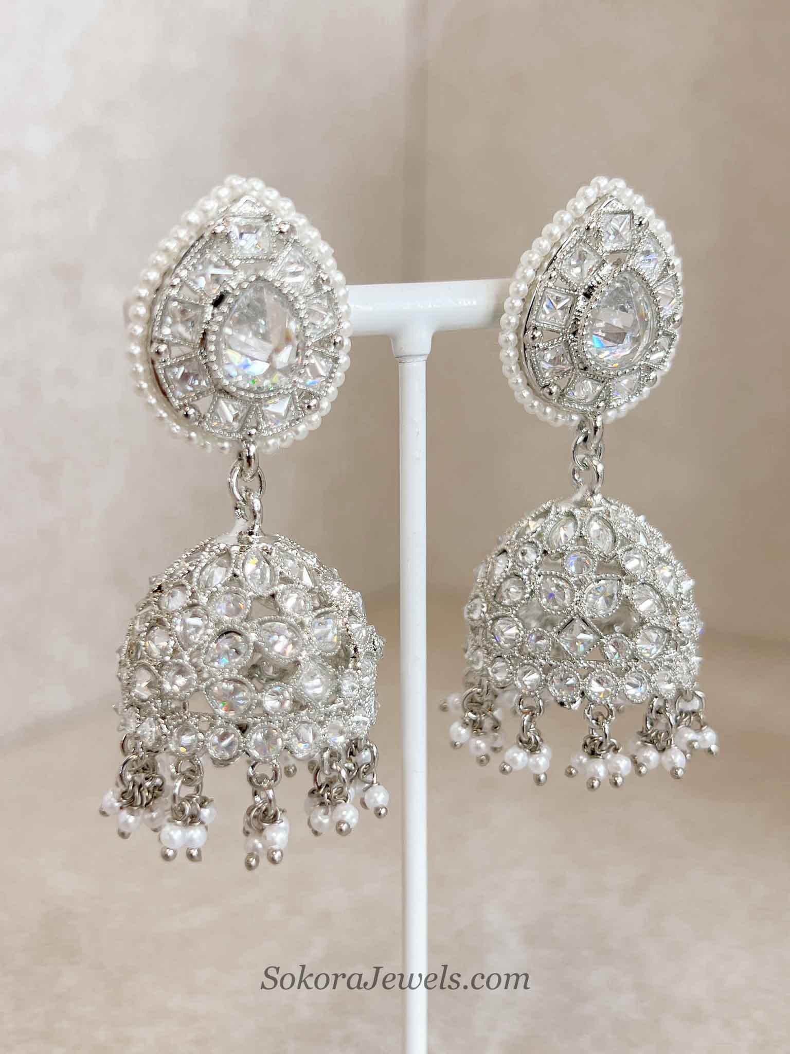 Alisa Silver Necklace Set