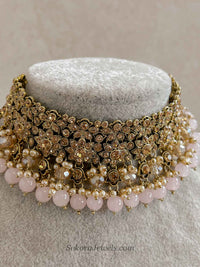 Light Pink & Golden Choker