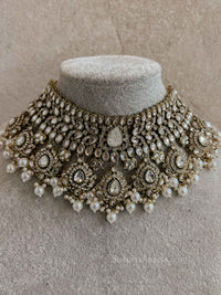 Kundan Pearl Bridal set with Headband