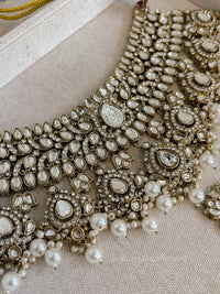 Kundan Pearl Bridal set with Headband