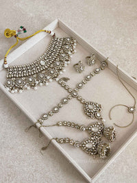 Kundan Pearl Bridal set with Headband