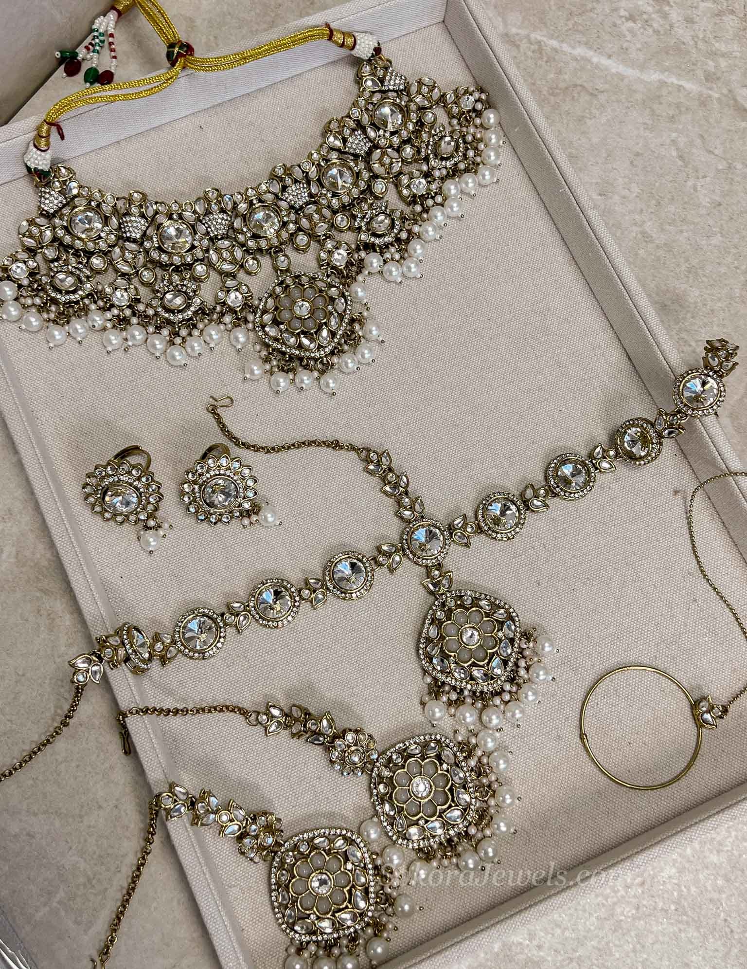 Kundan Bridal set with Headband