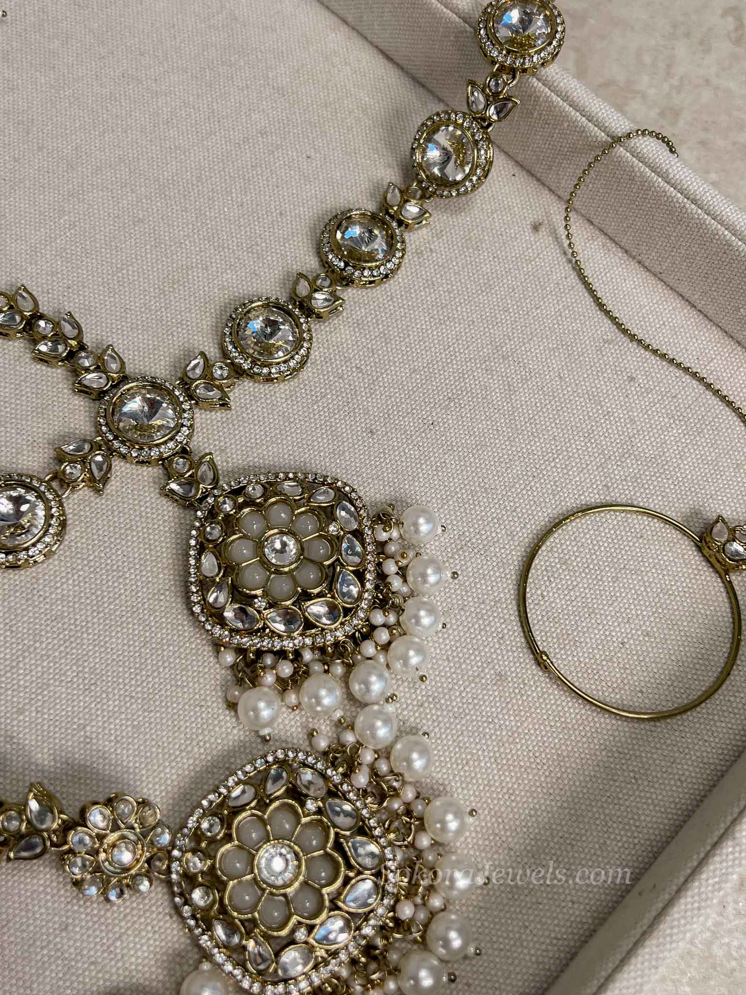 Kundan Bridal set with Headband