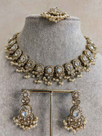 Oval Gem Necklace set