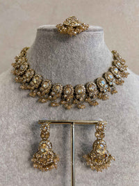 Oval Gem Necklace set