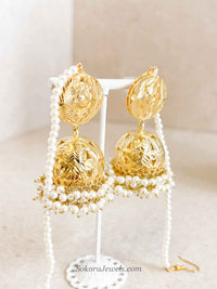 Faiza Gold Plated Bridal Choker set