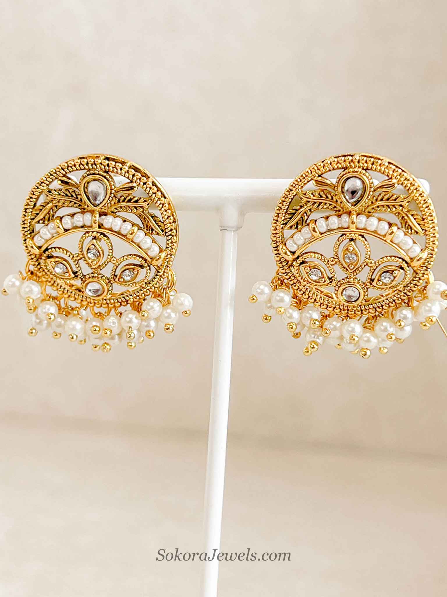 Iman Kundan Earring Tops
