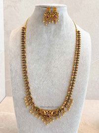 Traditional Ruby & Green Mala Set