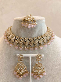 New! Mehak Golden Necklace sets - 13 Colour Option