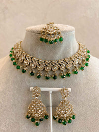 New! Mehak Golden Necklace sets - 13 Colour Option